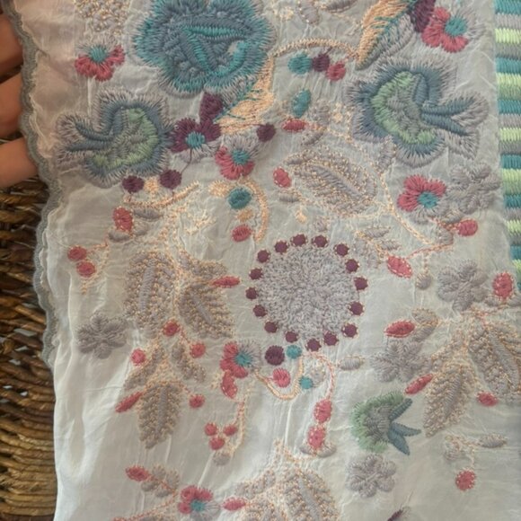 Johnny Was Hayden Tunic In White size XL - Picture 8 of 9